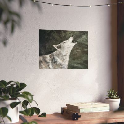 Unheard — Digital Art Download | Original Wolf Painting